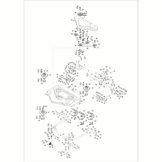 Countax X W Series Hgm Deck 36" - - 36 X W Series Hgm