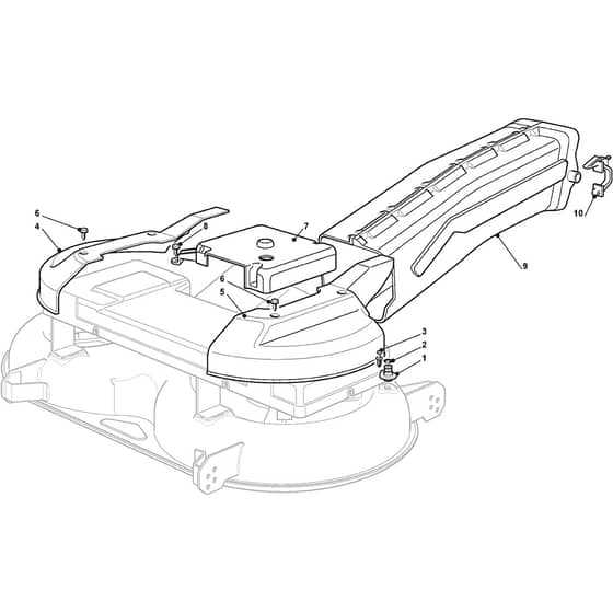 XX 220 HD - 2010 - 2T1310273/10 - Castel Garden Ride On Mower Guards Diagram