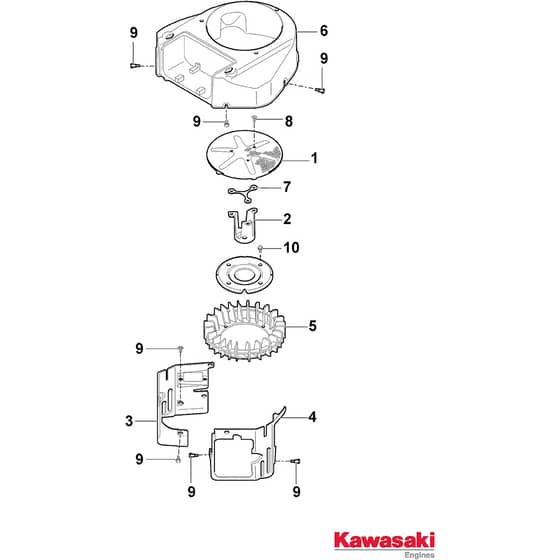 XX 220 HD - 2016-2022 - 2T1320673/C16 - Castel Garden Ride On Mower Cooling Equipment Diagram