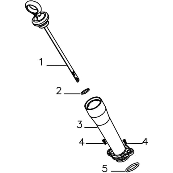 Cobra Y415V - Engine Aug 2022 MX460SPC Dip Stick Assy Diagram