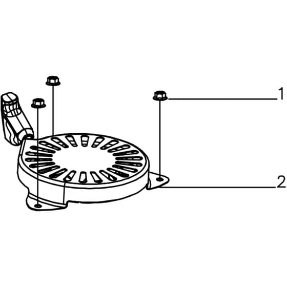 Cobra Y415V - Engine Aug 2022 MX460SPC Starter Assy Diagram