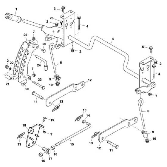 John Deere Z225 - PC9593 - Lift Arm (100001 - ) - ST518401
