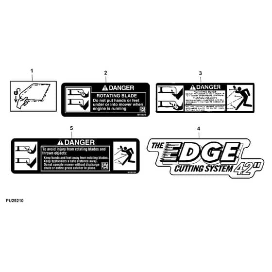 John Deere Z225 - PC9593 - Mower Deck - ST518408