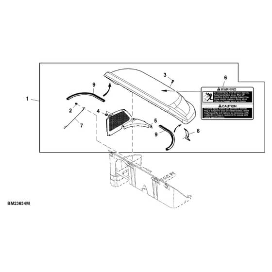 John Deere Z225 - PC9593 - Material Collection - ST808682