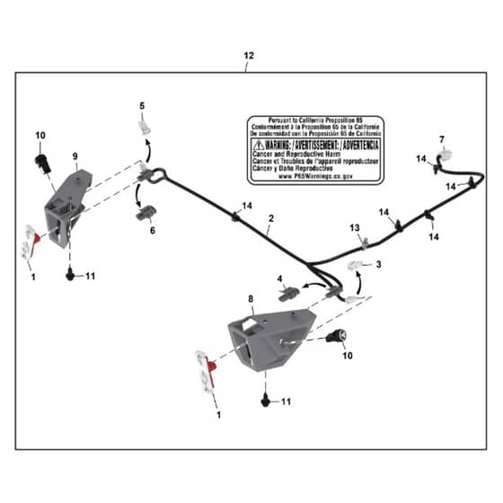 John Deere Z315E - PC16401 - Headlight Kit - ST1064298