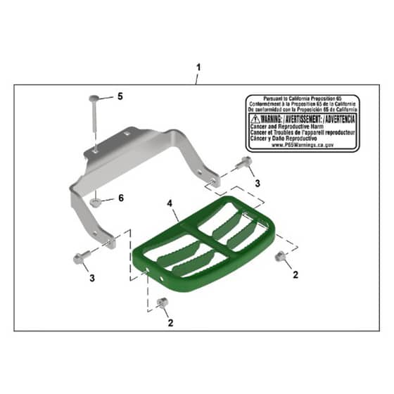 John Deere Z315E - PC16401 - Boarding Step - ST1066091