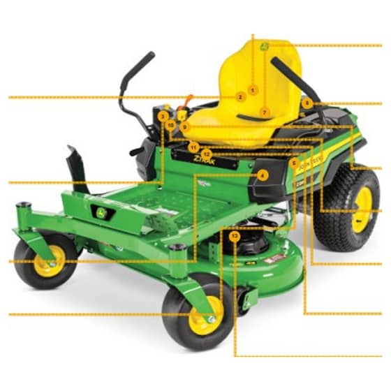 John Deere Z315E Z315E - Quick Reference Guide