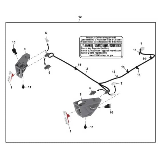 John Deere Z320M - PC16402 - Headlight Kit - ST1064298