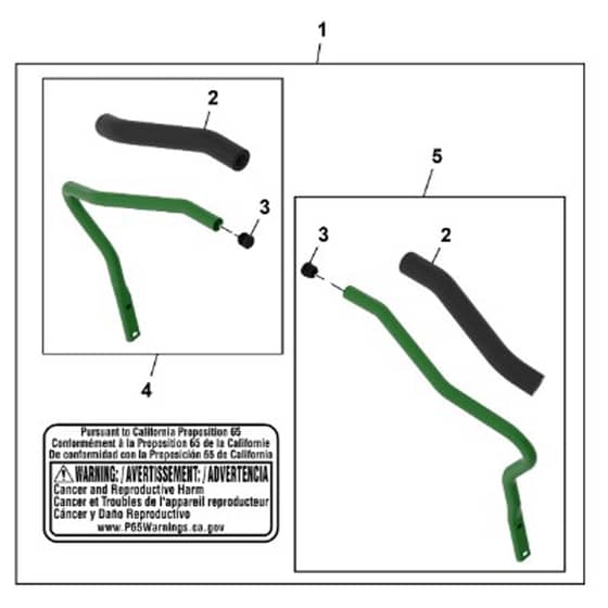 John Deere Z320M - PC16402 - Ergonomic Steering - ST1064859