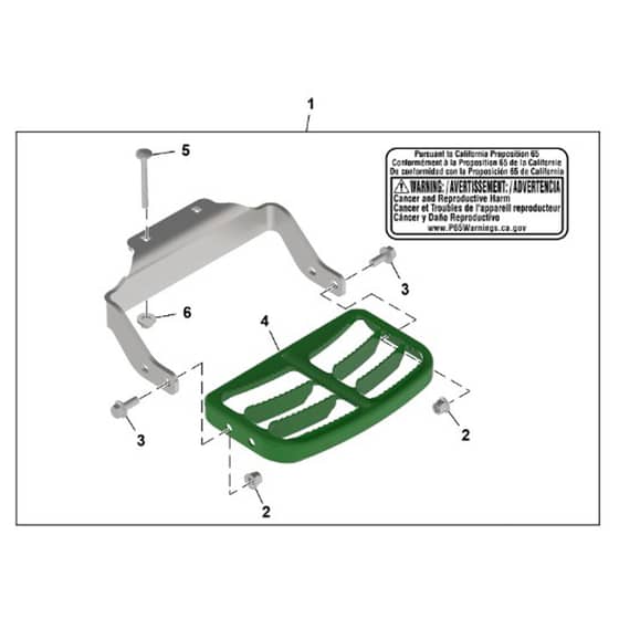 John Deere Z320M - PC16402 - Boarding Step - ST1066091
