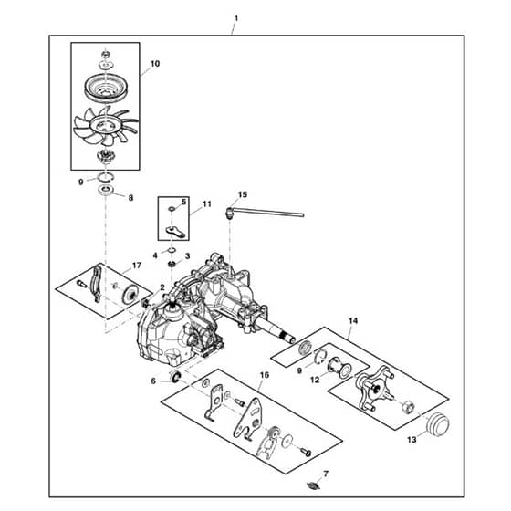 John Deere Z320R - PC16403 - Hydrostatic Transmission - ST1065204