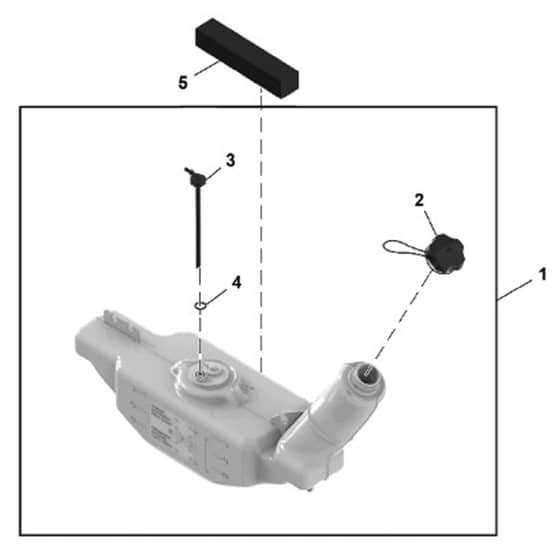 John Deere Z320R - PC16403 - Fuel Tank - ST1065555