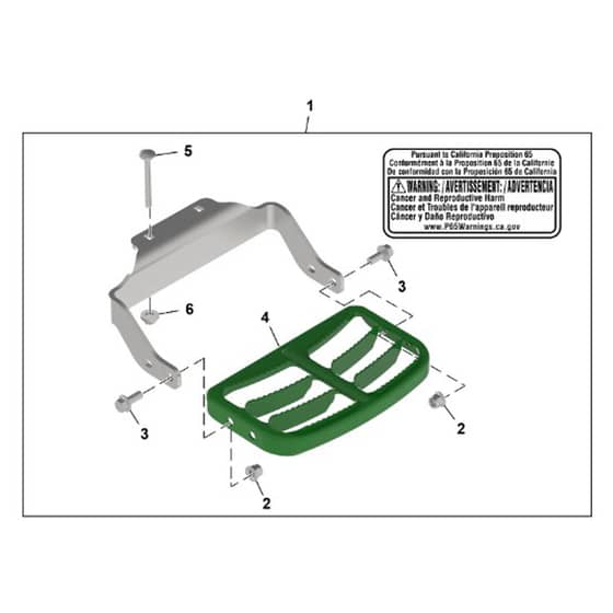 John Deere Z320R - PC16403 - Boarding Step - ST1066091