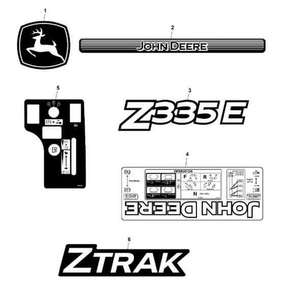 John Deere Z335E - PC12788 - Text Free - ST837334