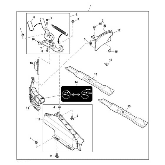 John Deere Z345M - PC13090 - Grass Mulch - ST1015224