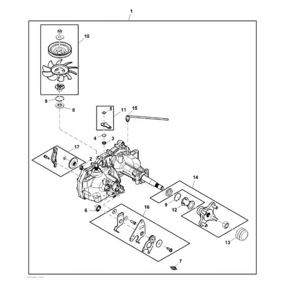 John Deere Z345M - PC13090 - Hydrostatic Transmission - ST870372