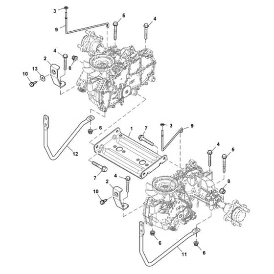 John Deere Z345R - PC13091 - Transmission Mounting - ST838919