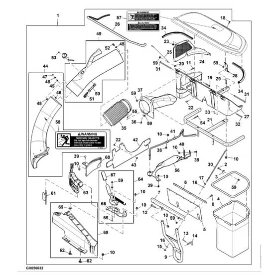 John Deere Z345R - PC13091 - Material Collection (1/2) - ST962913