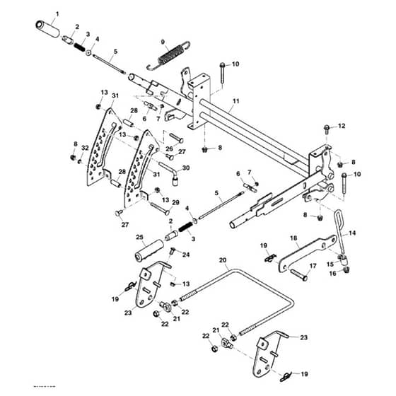 John Deere Z425 - PC9594 - Lift Arm (060001 - 100000) - ST516539