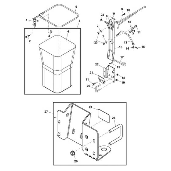John Deere Z425 - PC9594 - Bags - ST516581