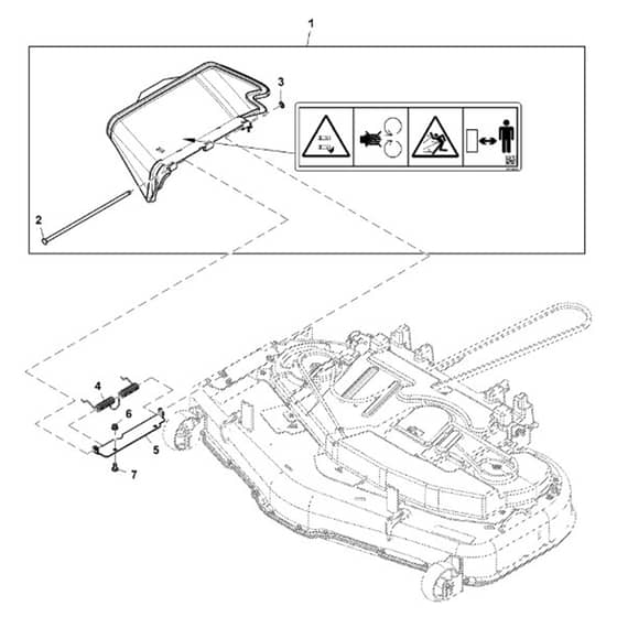 John Deere Z515E - PC13913 - Discharge Chute - ST1010901