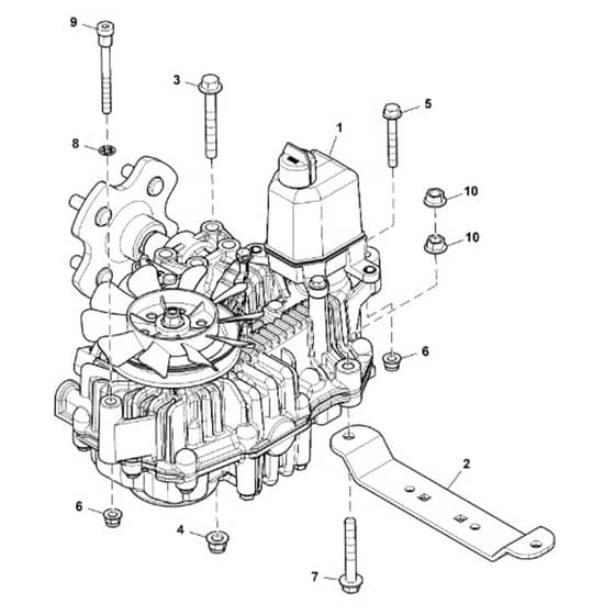 John Deere Z515E - PC13913 - Transmission - ST1011421