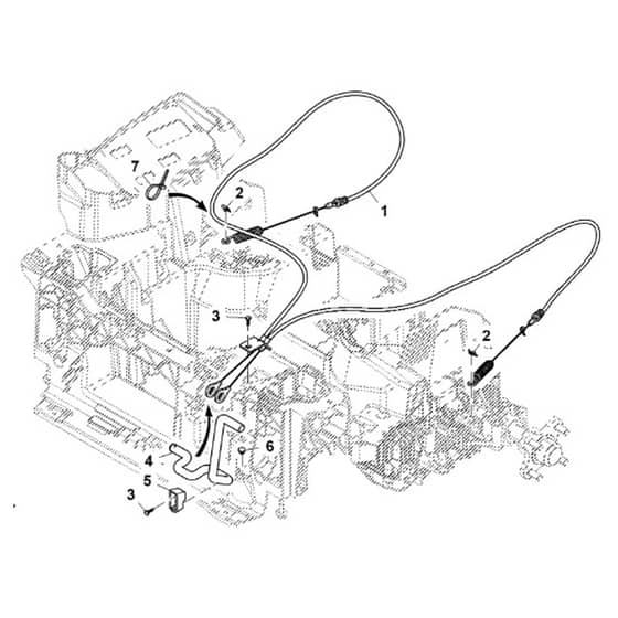 John Deere Z515E - PC13913 - Park Brake - ST1012242