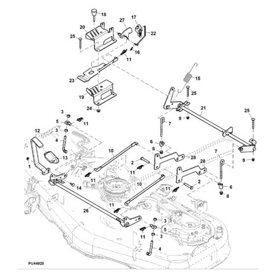 John Deere Z515E - PC13913 - Lift Arm - ST1920708