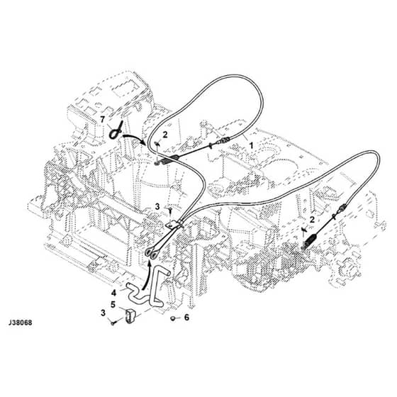 John Deere Z525E - PC12790 - Park Brake - ST835616