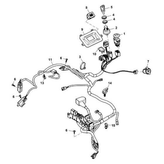 John Deere Z530M - PC13914 - Wiring Harness - ST1009490
