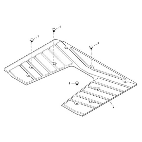 John Deere Z530M - PC13914 - Floor Mat - ST1010594