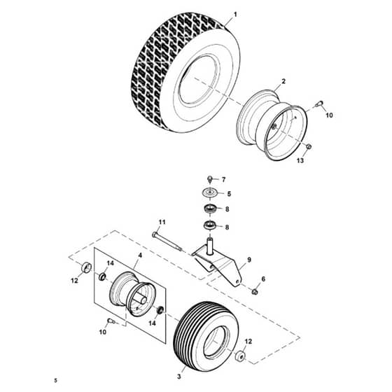 John Deere Z530M - PC13914 - Wheels - ST1012228