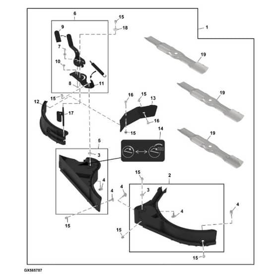 John Deere Z530M - PC13914 - Grass Mulch - ST1081174