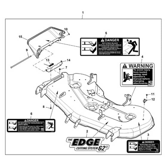John Deere Z535M - PC12791 - Mower Deck - ST868834