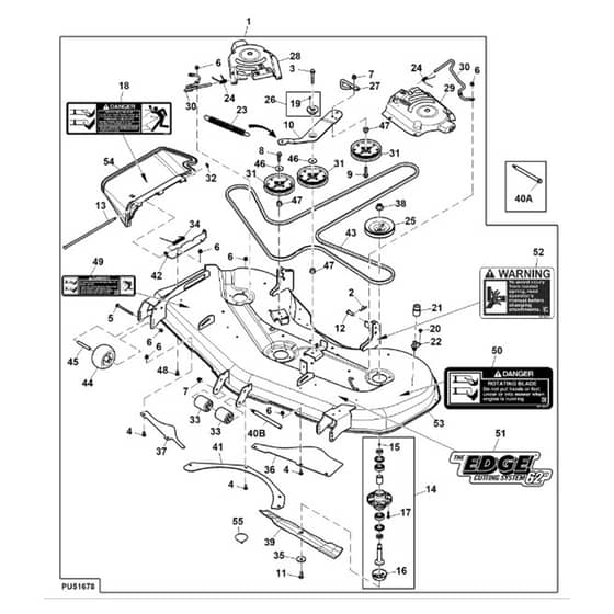 John Deere Z535M - PC12791 - Mower Deck - ST868843
