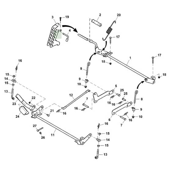 John Deere Z535M - PC12791 - Lift Arm (060001 - ) - ST868972