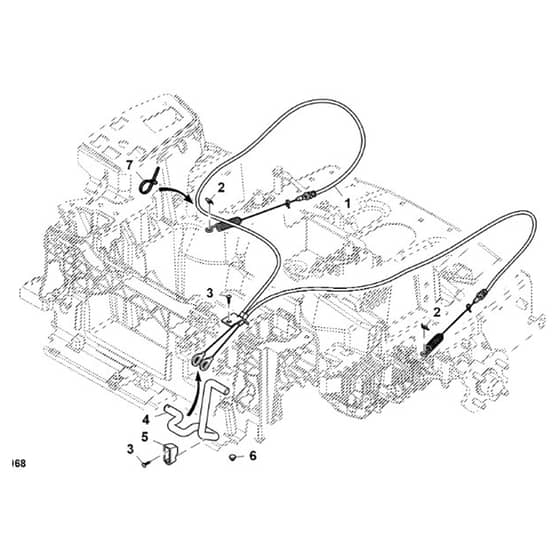 John Deere Z540R - PC12794 - Park Brake - ST835616