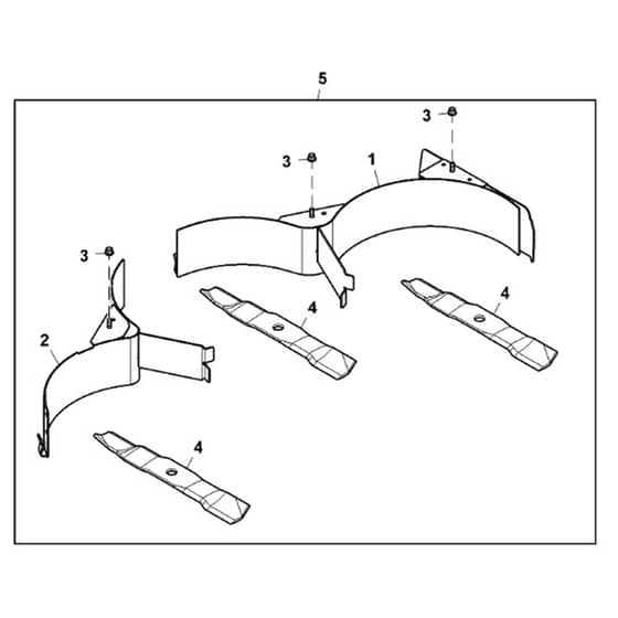 John Deere Z540R - PC12794 - Mulch Kit - ST835881