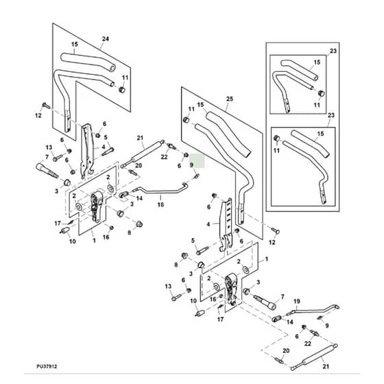 John Deere Z540R - PC12794 - Steering System - ST868337