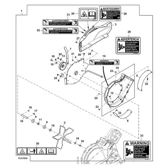 John Deere Z540R - PC12794 - Power Flow™ (1/2) (050001 - ) - ST939603