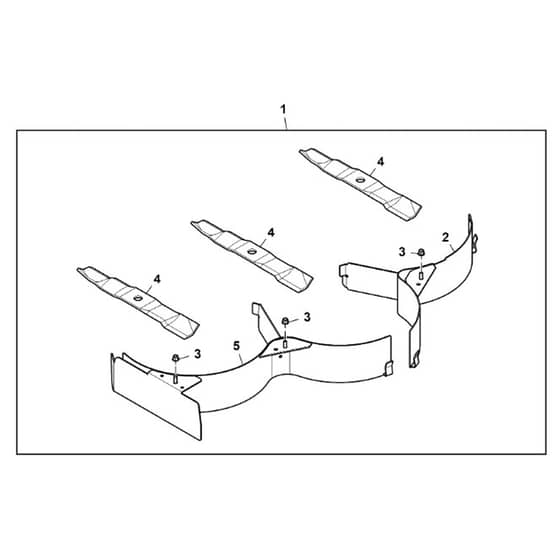 John Deere Z545R - PC13916 - Mulch Kit - ST1011453