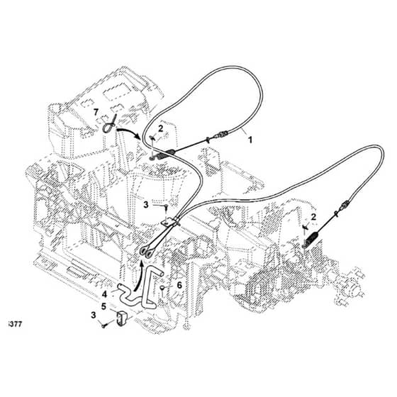 John Deere Z545R - PC13916 - Park Brake - ST1012242