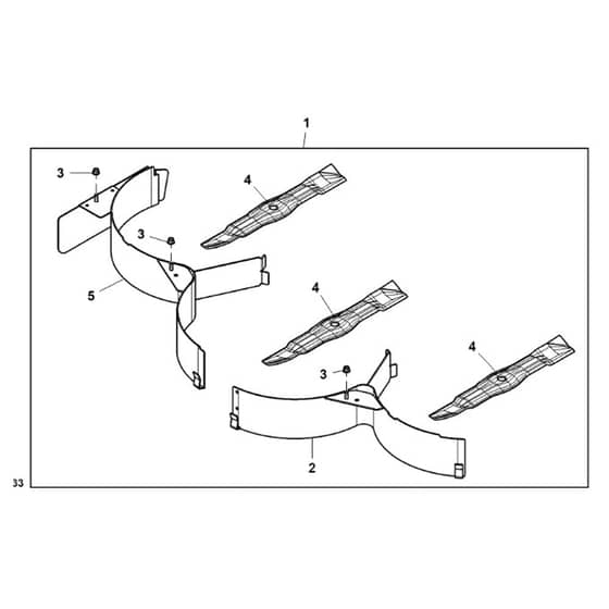 John Deere Z545R - PC13916 - Mulch Kit - ST1015255