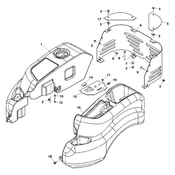 John Deere Z645 - PC10431 - Console - ST674558