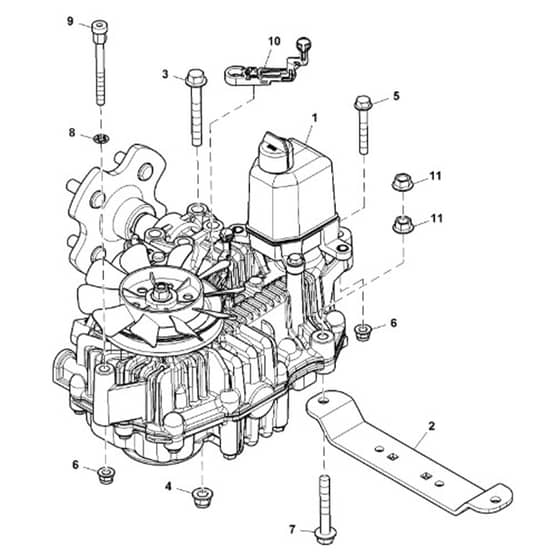 John Deere Z645 - PC10431 - Transmission - ST909617