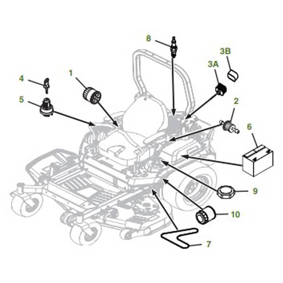 John Deere Z730M Z730M - Quick Reference Guide