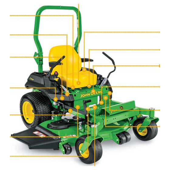 John Deere Z735E ZTrak - Quick Reference Guide