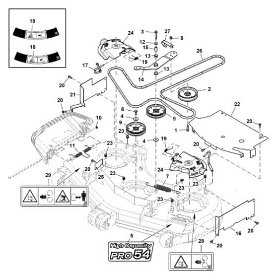 John Deere Z740R - PC13621 - Belt (030001 - ) - ST1015292