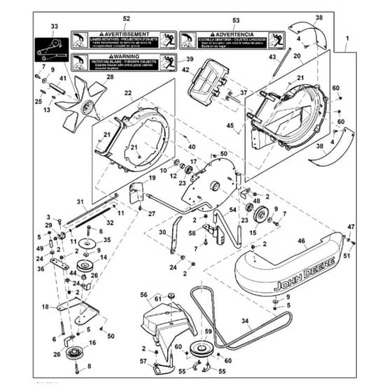 John Deere Z740R - PC13621 - Power Flow - ST962423