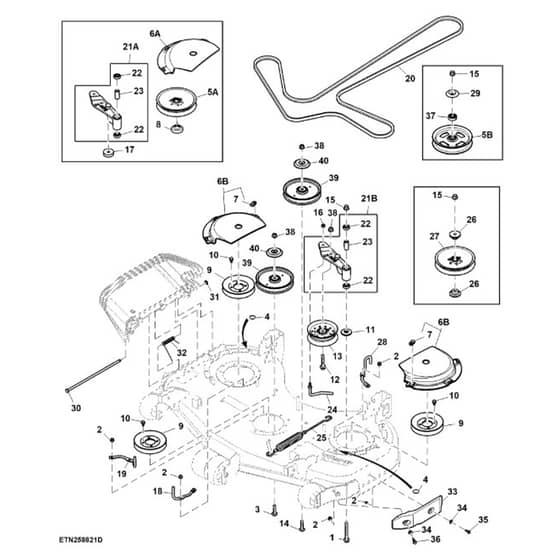 John Deere Z950R - PC11782 - Belt - ST1004839